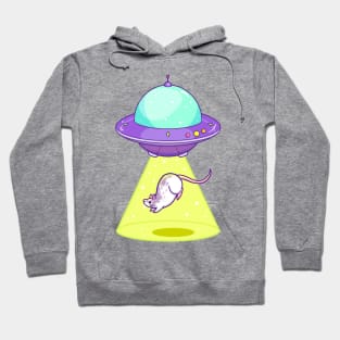 Rat Abduction - Alien Spaceship Hoodie